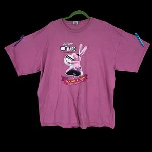 Energizer Bunny 20th Anniversary Hot Hare Balloon Tour T-Shirt; Bunny Crew SZ 2X